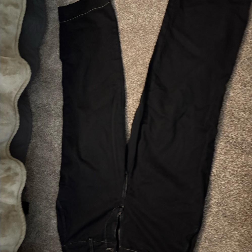 Bagatelle Black Pants with White Stitching